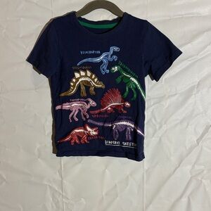 Navy Dinosaur Adventure Kids T-Shirt